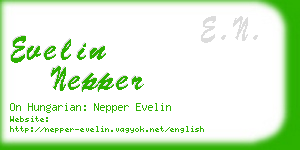 evelin nepper business card